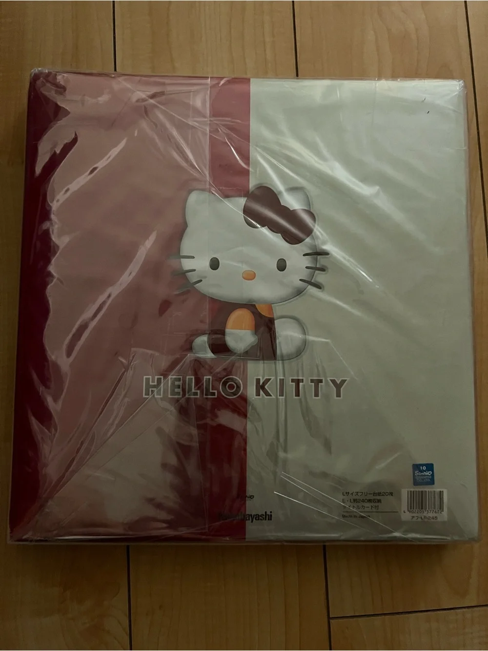 Hello Kitty Pink and White Kids Title Sticker Cards Set